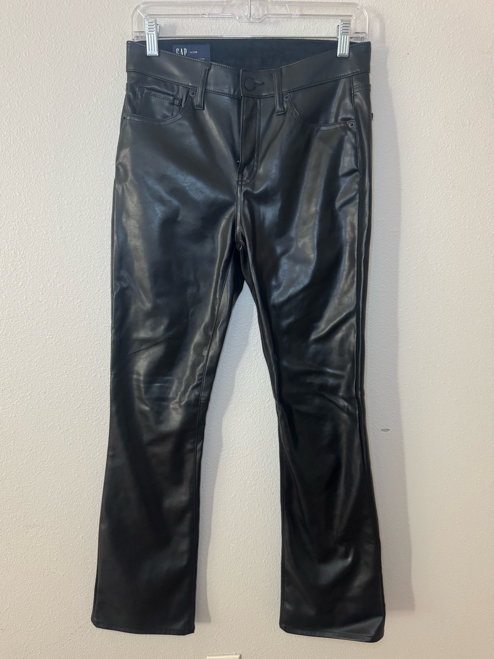 Faux Leather Pants size 4/27